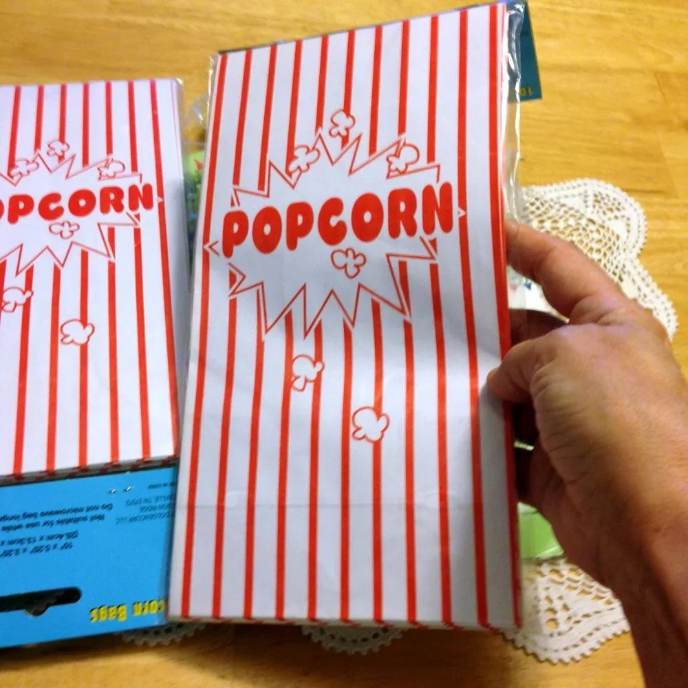 Party Supplies Bundle, Dino treat boxes and popcorn bags